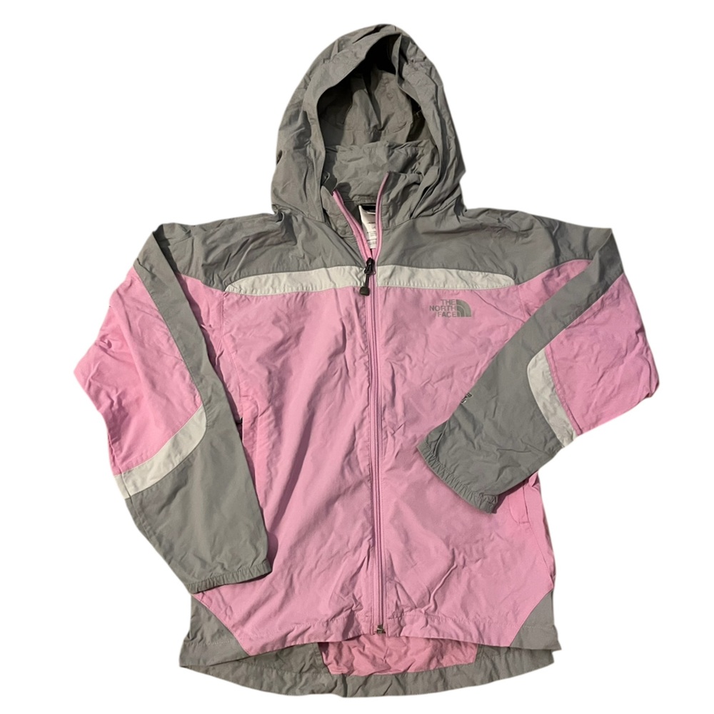 The North‎ Face Girls L Pink Windbreaker Raincoat